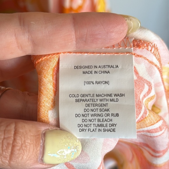 Abel the Label Floral Halter Maxi Dress Size Small - Picture 4 of 6